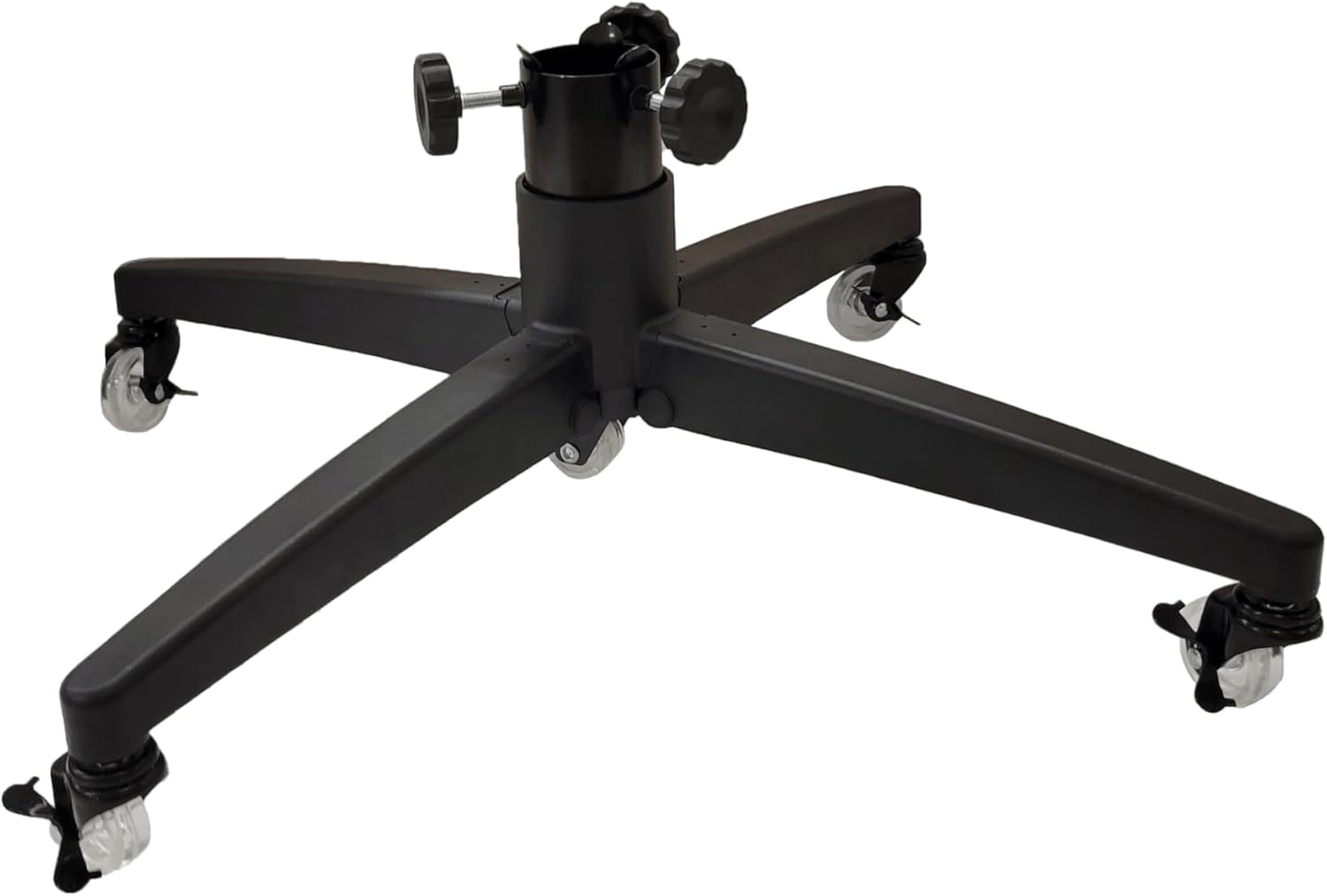 Tree Stands - 612 Vermont Universal Rolling Artificial Christmas Tree Stand for Trees up to 9 Foot Tall, Locking Caster Wheels (TK-10828-VT)