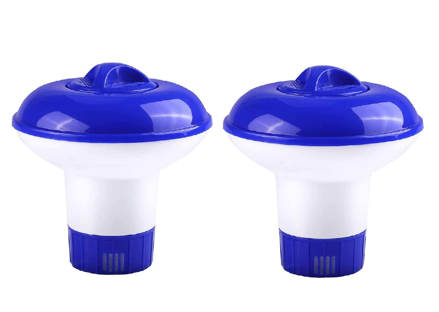 RJMAC Floating Chlorine Dispenser 2 Pack,Small Chlorine Floating Dispenser, Hot Tub Flating Bromine for Indoor and Outdoor Safe & Odorless Pool,100319-52UKA01