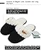 VONMAY Women's Elegant Knitted Cozy Plush Fleece Lined Slip On Indoor House Slippers (11-12 B(M) US, Black)