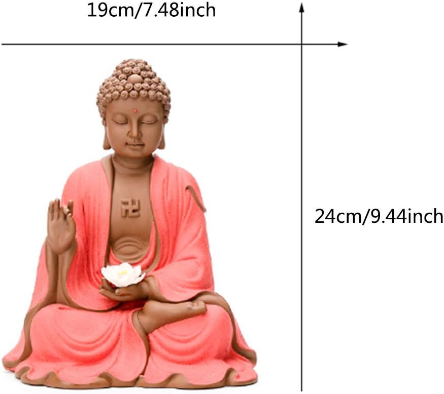 Amazon 仏像の装飾品釈迦am尼瞑想着席ポーズ置物彫刻ブダホームテーブルオフィスの装飾のギフト 仏像 オンライン通販