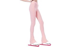 LIUHUO Figure Skating Pants Girls Training Wear Quality Crystals Black Child Skating Leggings