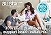 Sustain Premium Personal Lubricant. Organic lube for best sex. Unscented vaginal moisturizer. NO petroleum NO parabens NO glycerin. Vegan, gluten free. Discreet 2-Pack(2.5 oz)