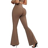 SUUKSESS Women Flare Leggings Scrunch Butt Lifting Bootcut High Waist Yoga Pants
