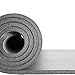 REEHUT 1/2-Inch Extra Thick High Density NBR Exercise Yoga Mat for Pilates, Fitness & Workout w/Carrying Strap (Grey)