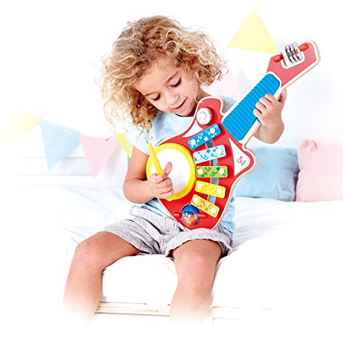 Hape 6-in-1 Guitar Band Musical Instrument, Multicolor, 5'' x 2''