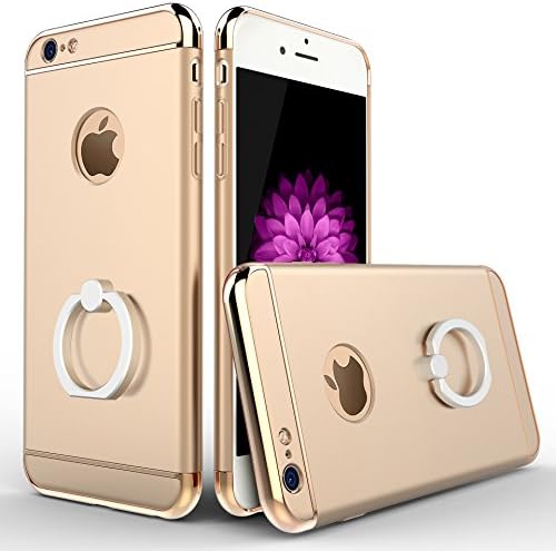 Zhimong Mobile Phone Shell Plating Ring Bracket,Car hook，iphone6 Case,Black，gold，rosegold，sliver，Red For 4.7,5.5