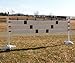 V Pattern Colored Plank Gates Wood Horse Jumps 12ft