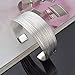 SUNGULF Popular Jewelry Silver Plated Mesh Cuff Bracelets Open End Bangle Bracelets for Women (Multi-line 18mm Width)