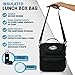 Dynamic Gear Refrigerated Lunch Box Tote Bag, Large, Adults/Men/Women, Insulated, Mesh Pockets, For Travel/Work/Picnic/Camping, With 16oz Thermos and 4 Cooler Pouches!