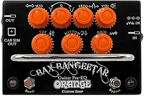 Amazon Com Orange Custom Shop Bax Bangeetar Guitar Pre Eq Effects Pedal Black Musical Instruments Amazon Com Orange Custom Shop Bax Bangeetar Guitar Pre Eq Effects Pedal Black Musical Instruments