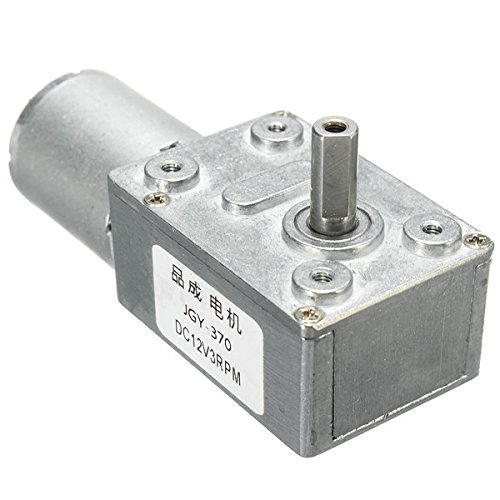 CoCocina DC 12V 3/10/15/25/30rpm Worm Gear Box Reduction Motor - 3#
