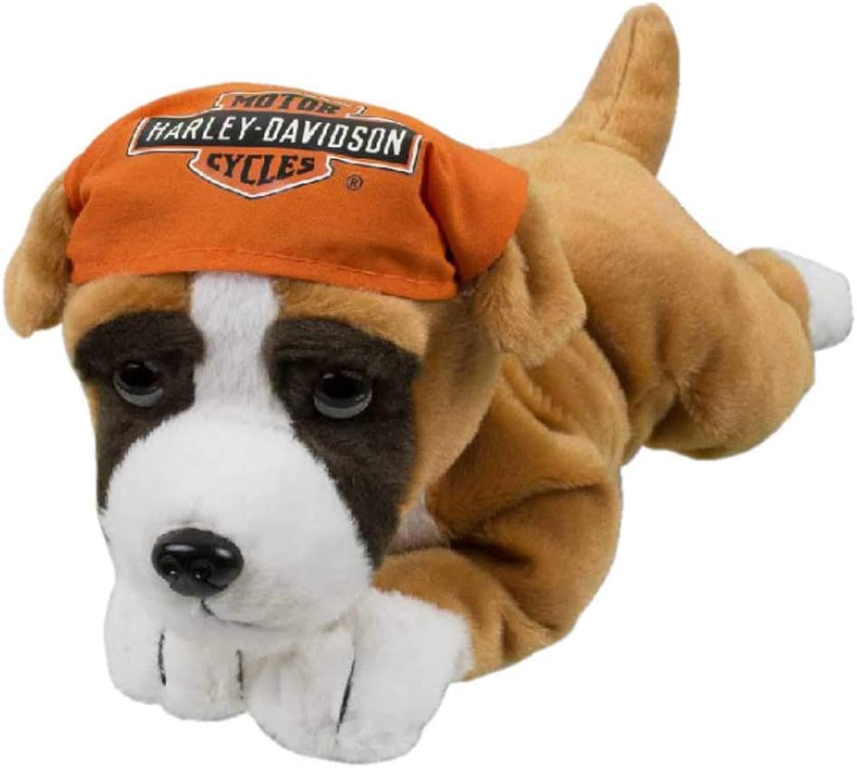 harley davidson stuffed dog