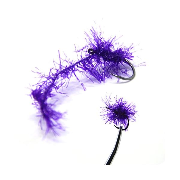 SAMS-Fly-Tying-Materials-Ice-Chenille-Tinsel-Crystal-Flash-Chenilles-Line-10-Colors-Assortment-Medium-Size