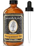 Bergamot Essential Oil 4 oz. with glass dropper by Essentially KateS.