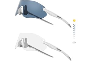 InnerKing Photochromic Sunglasses for Men Women, TR90 Frame Cycling Glasses with UV Protection MTB Glasses for Running Hiking