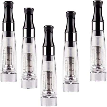 Amazon 箱入5個セット 電子タバコ Ego ｃｅ4 ｔ 対応 アトマイザー 1 6ml クリア アトマイザー