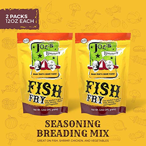 Joe's Gourmet Fish Fry and Fried Chicken Batter Mix Chicken Seasoning