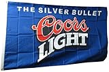 NEOPlex 3' x 5' Coors Light Silver Bullet Blue Flag