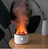 CUQOO Volcano Humidifier 360ml Jellyfish Mist Flame Diffuser Pulsating Mode view 9