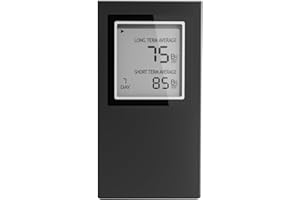 Radon Detector for Home, with Large Screen Long and Short Term Radon Monitoring, Battery Operated, Canadian Version in Bq/m (