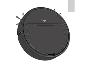 GBSELL Sweeping Robot Vacuum Cleaner,Tangle-Free 2200Pa Suction, Slim, Quiet,Fully Automatic Sweeping and Dragging Integrated Charging USB Home Vacuum Cleaner,Ideal for Pet Hair, Hard Floors. (Black)