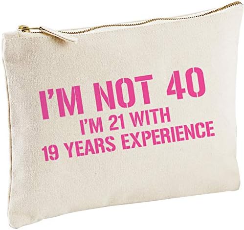 lolmugsI'm Not 40, 40th Birthday Cotton Make-Up Gift Bag