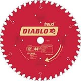 Freud D1244X Diablo 12-Inch 44 Tooth ATB General Purpose Miter Saw Blade with 1-Inch Arbor