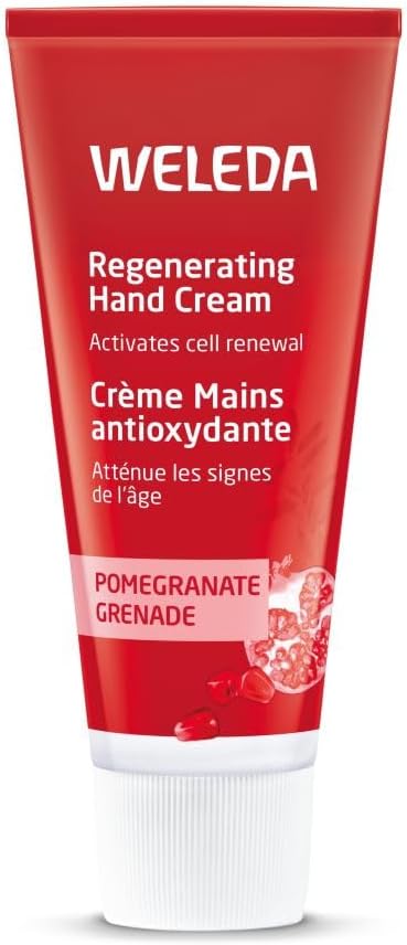 Weleda Pomegranate Regenerating Hand Cream 50ml Organic Shea Butter Anti Aging