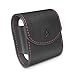 AirPods Case, AhaStyle PU Leather Magnet closure Protective Cover for Apple AirPods - Black