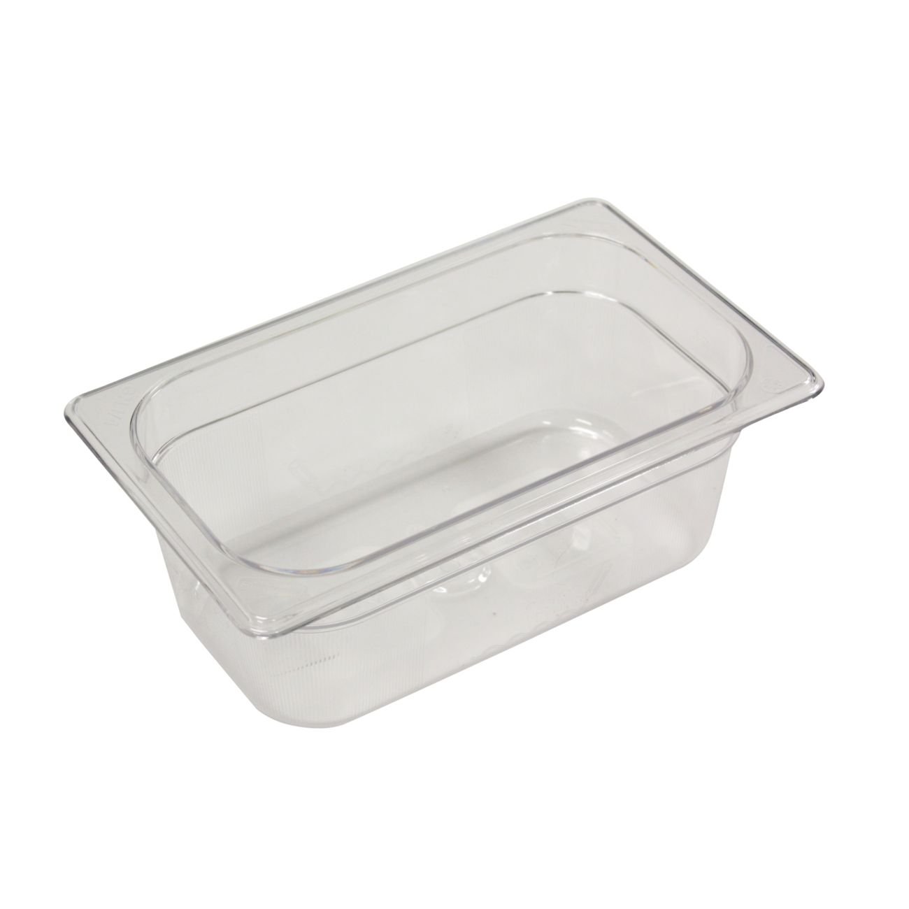 Rubbermaid Commercial Products FG111P00CLR Cold Food Pan, 1/4" Size, 2-1/2 Quart (Pack of 6)