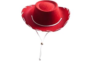 Century Novelty Children's Red Felt Cowboy Hat