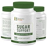 Botanica Boost 450mg Blood Sugar Support Supplement, 100% Natural Blend of 17 Herbs for Healthy Pancreas Function (180 Capsules)