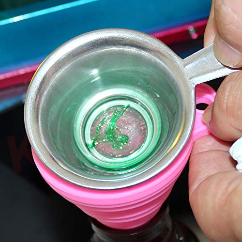 Metal UV Resin Filter Cup Silicone Collapsible Funnel Set Compatible with ANYCUBIC Foton SLA 3D Printer - Thumbnail 3