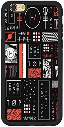 Twenty one pilots iPhone 6 plus Case,Twenty one pilots Case for iPhone 6 plus or iPhone 6s plus TPU Black Case(5.5 inch)