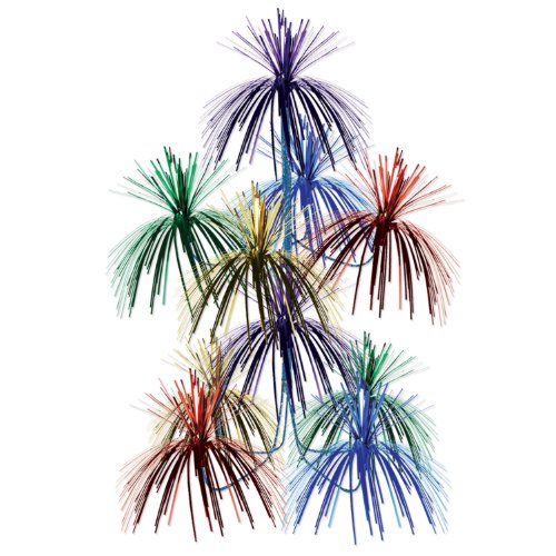 Firework chandelier (multi-color) party accessory  (1 count) (1/p…