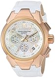 Technomarine Women's 'Sea' Quartz Gold and Leather Casual Watch, Color:White (Model: TM-715035)