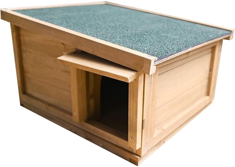 Unibos Luxury Hedgehog House Hedgehog Feeding Station Hibernation Shelter