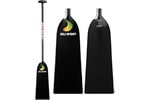 Z&J SPORT Dragon Boat Paddle Carbon Fiber, IDBF Approved Paddle with T Handle for Dragon Boat Paddler, Full Carbon Dragon Boat Paddles for Dragon Boat Team