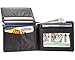 Big Skinny Men's L-Fold Passcase Slim Wallet, Holds Up to 30 Cards, Black