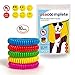 Natural Mosquito Repellent Bracelets - 10 Pack Plus 6 Patches