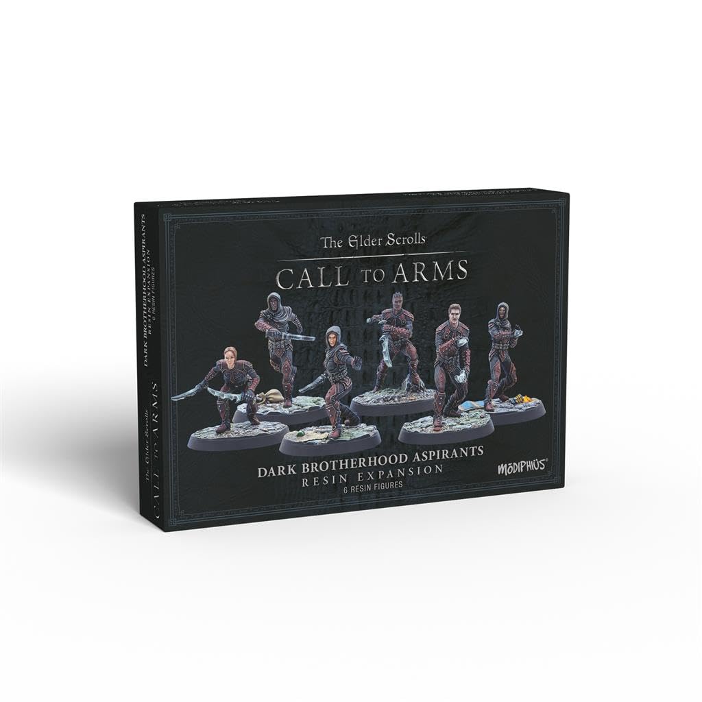 Modiphius Entertainment Elder Scrolls Call to Arms Dark Brotherhood Aspirants Miniatures Set