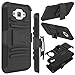 J7 Case, Galaxy J7 J700 Case, Zenic(TM) Hybrid Full-Body Protective Case Cover with Kickstand & Belt Clip Holster Combo for Samsung Galaxy J7 (2015 Released) All Carriers (Black)