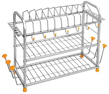 Buy Priya Stainless Steel 6 In 1 Kitchen Racks Online At Low