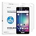 OMOTON BLU R1 HD Screen Protector [2 Pack] - [COVER FULL DISPLAY SCREEN] [2.5D Round Edge] [9H Hardness] [High Definition] [Bubble Free] Tempered Glass Screen Protector for BLU R1 HD, 5.0 Inch