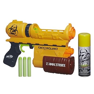 Nerf Zombie Strike Biosquad Zombie Eraser Zr-100 Blaster