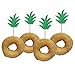 Pineapple Donut Cupacke Topper Glitter Green Cake Picks Hawaiian Luau Tropical Party Decoration Bridal Baby Shower Birthday Wedding Summer Theme