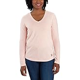 Carhartt Women's 104407 Women's Long Sleeve V-Neck T-Shirt