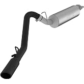 MBRP S5500BLK 2.5" Cat Back, Single Side Exhaust System (Black Coated)