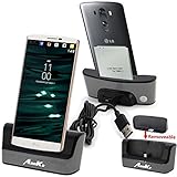 LG V10 Charger, LG V10 Battery Charging Station, AnoKe USB 3.0 Desktop Charging Docking Station Cradle Pad - Support Charging Spare Battery for LG V10 Mobile Cell Phone Charger Dock