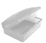 American Comb Travel Soap Box with lid - Clear